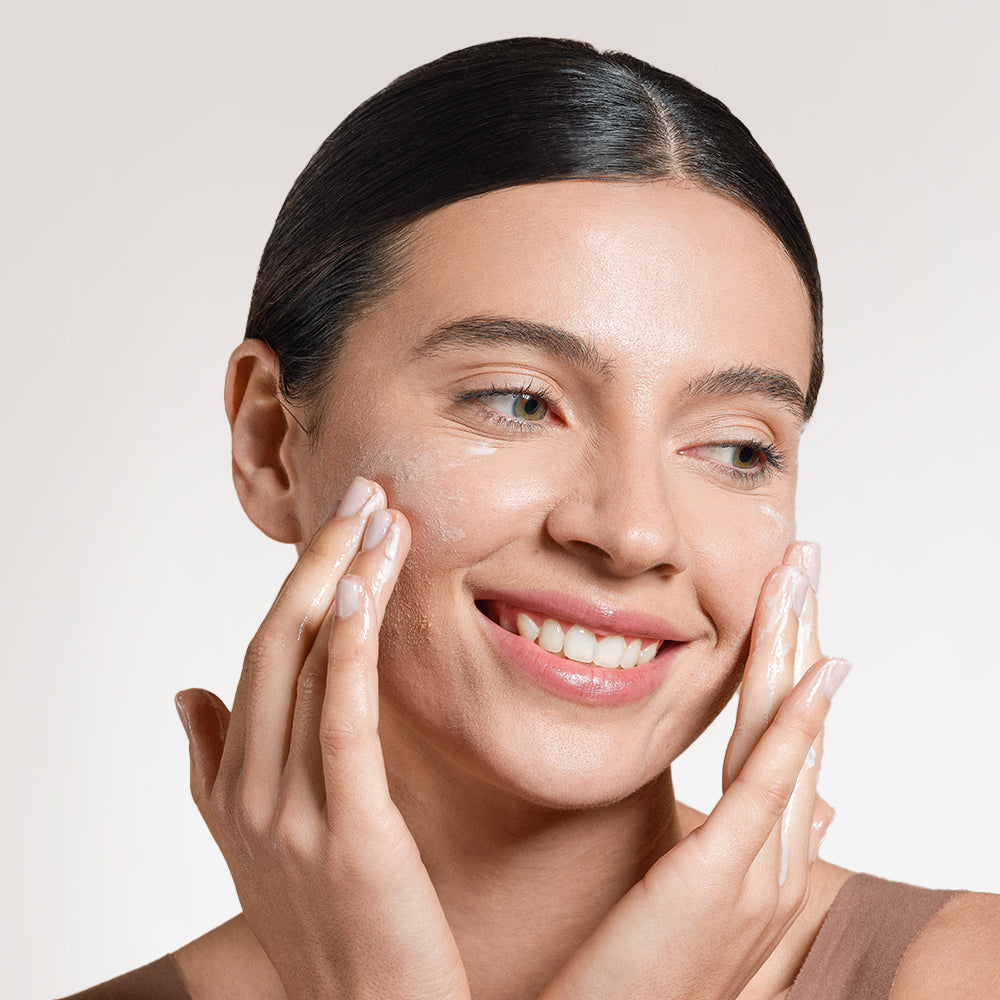 Pier Augé USA PDRN Barrier Repair Set with gentle cleansing cream and overnight mask duo in sleek packaging.